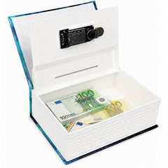 Buchsafe mit Zahlenschloss – versteckter Tresor im Buchdesign für Geld, Schmuck & Dokumente
