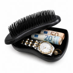 Kleine Haarbürste mit Geheimfach – diskretes Beauty-Versteck für Geld, Schmuck & Wertsachen